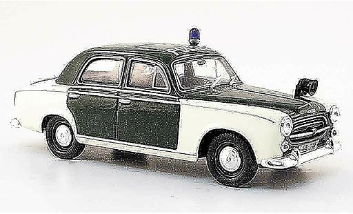 Peugeot 403 Berline 1/43 Norev Saloon police saarbrucken 1959 diecast model cars