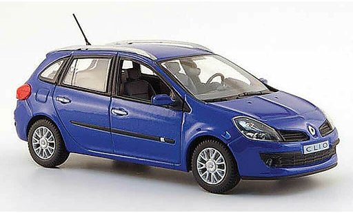 Renault Clio III 1/43 Norev Estate blue 2007 diecast model cars