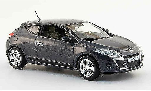 Renault Megane Coupe 1/43 Norev grey 2009 diecast model cars