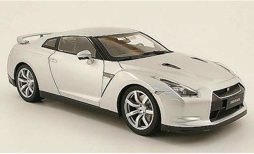 Nissan Skyline R35 1/18 Norev gtr grey 2008 diecast model cars