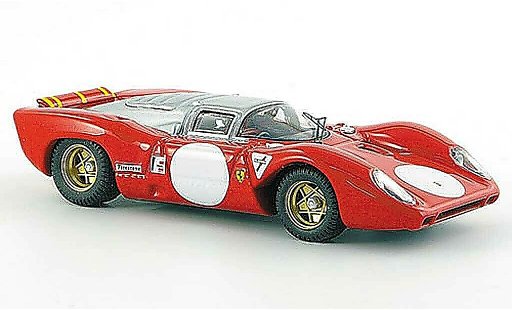 Ferrari 312 P 1/43 Best Coupe Monza Prova red/grey 1969 diecast model cars