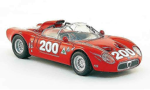 Alfa Romeo 33.2 fleron 1/43 M4 1967 no. 200 russo todaro targa florio diecast model cars