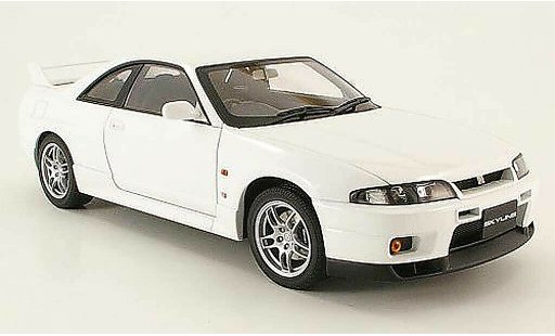 Nissan Skyline R33 1/18 Autoart gt-r v-spec white 1997 diecast model cars