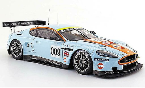 Aston Martin DBR9 gt1 1/18 Autoart no.009 gulf 24h le mans 2008 diecast model cars