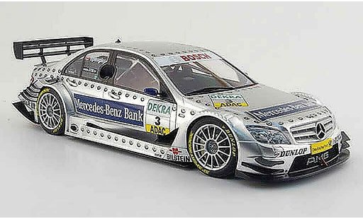 Mercedes Classe C DTM 1/18 Autoart no.3 mercedes-benz bank spengler 2008 diecast model cars