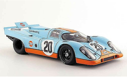 Porsche 917 1971 1/18 Autoart k no.20 gulf steve mcqueen 24h le mans diecast model cars
