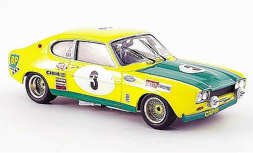 Ford Capri RS 2600 1/43 Trofeu No.3 Zweiter Platz 24H Spa 1972 diecast model cars