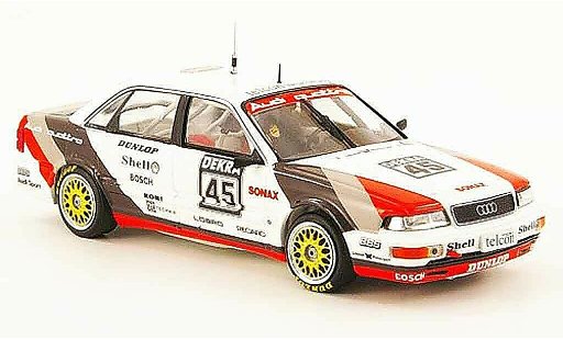 Audi V8 dtm 1/43 Minichamps Quattro No.45 W.Rohrl Hockenheim 1990 diecast model cars