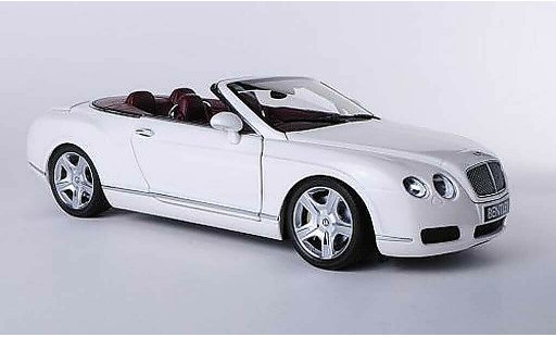 Bentley Continental GTC 1/18 Minichamps white 2006 diecast model cars