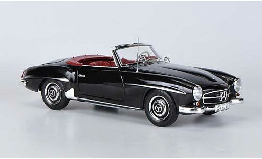 Mercedes 190 Base 1/18 Minichamps (W 121) black 1955 diecast model cars