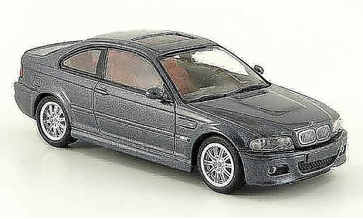 Bmw M3 Coupe 1/43 Minichamps E46 grey 2001 diecast model cars