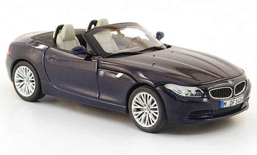 Bmw Z4 roadster 1/43 Minichamps E89 blue 2009 diecast model cars