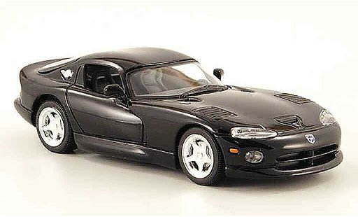 Dodge Viper GTS 1/43 Minichamps black 1993 diecast model cars