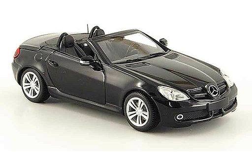 Mercedes Classe SLK Base 1/43 Minichamps (R171) black 2008 diecast model cars