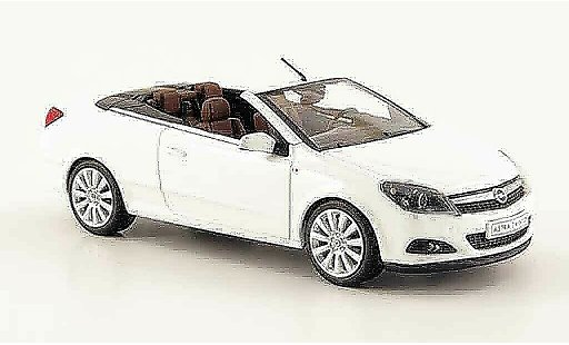 Opel Astra Twin Top 1/43 Minichamps cabriolet white 2006 diecast model cars