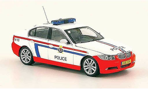 Bmw 330 police 1/43 Minichamps E90 Serie Luxemburg 2005 diecast model cars