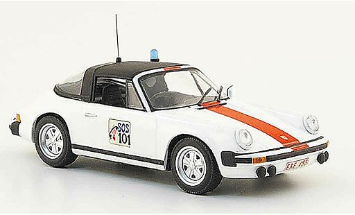 Porsche 911 Targa 1/43 Minichamps Belgische police 1977 diecast model cars