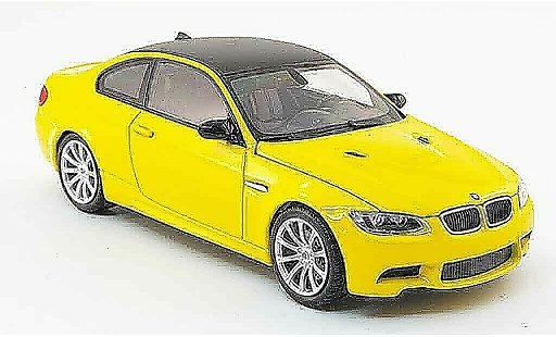 Bmw M3 coupe 1/43 Minichamps E92 yellow Linea Giallo 2008 diecast model cars