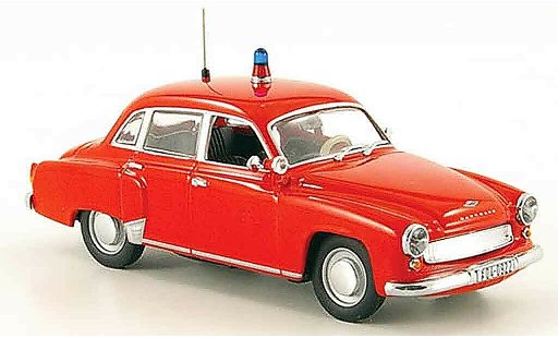 Wartburg 312 Base 1/43 Minichamps A pompier Potsdam 1958 diecast model cars