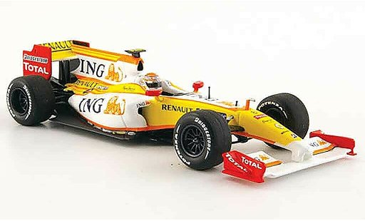 Renault F1 2009 1/43 Minichamps f 1 showcar no.8 diecast model cars