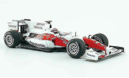 Toyota F1 Showcar 1/43 Minichamps f 1 panasonic t.glock 2009 diecast model cars