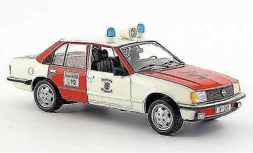 Opel Rekord E 1/43 Schuco pompier wuppertal red white diecast model cars