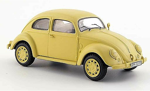 Volkswagen Coccinelle Base 1/43 Schuco brezelreichsverkehrsdirektion minsk beige diecast model cars