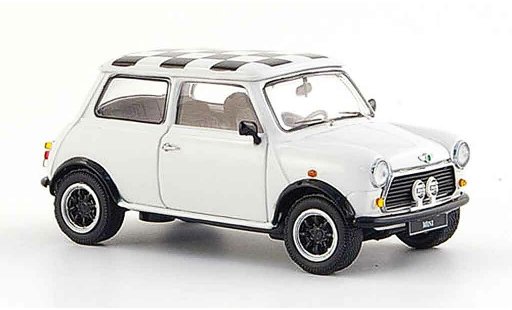 Austin Mini cooper 1/43 Schuco white 1990 diecast model cars
