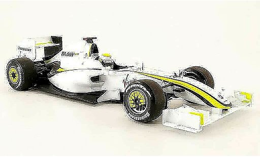 Mercedes F1 2009 1/18 Minichamps brawn gp bgp 001 no.22 virgin j. button f1 diecast model cars