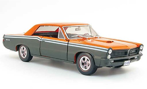 Pontiac GTO 1965 1/18 Maisto grey orange need for speed diecast model cars