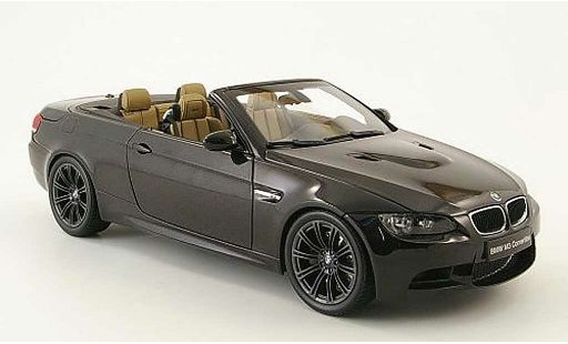 Bmw M3 Cabriolet 1/18 Welly E93 black diecast model cars