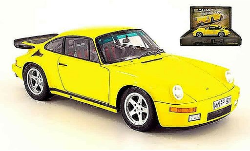 Porsche 911 RUF 1/18 Spark Porsche 911 ctr yellow bird diecast model cars