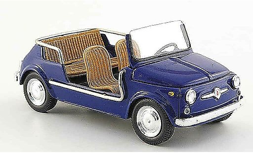 Fiat 500 Jolly 1/43 Spark blue diecast model cars