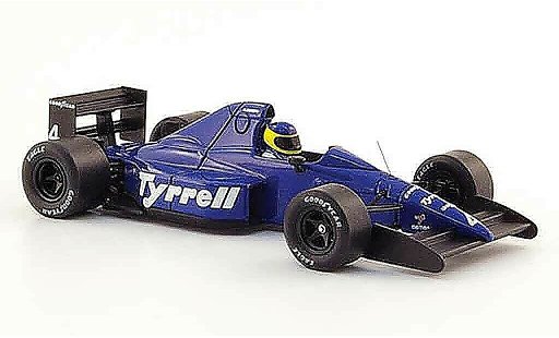 Tyrrell 018 Base 1/43 Spark No.4 M.Alboreto GP Mexico 1989 diecast model cars