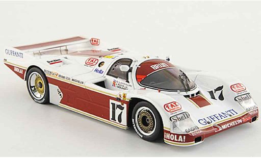 Porsche 962 1986 1/43 Spark No.17 Fortuna 24h Le Mans diecast model cars