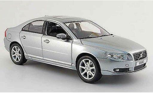 Volvo S80 Base 1/18 Powco grey 2007 diecast model cars