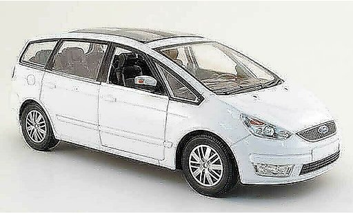 Ford Galaxy Berline 1/18 Powco white 2007 diecast model cars