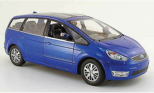 Ford Galaxy Berline 1/18 Powco blue 2007 diecast model cars