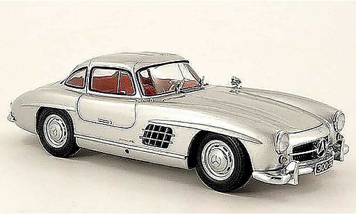 Mercedes 300 Base 1/18 Minichamps grey 1954 diecast model cars