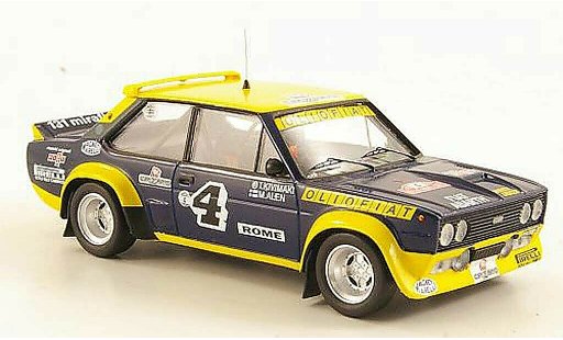 Fiat 131 Abarth 1/43 Trofeu No.4 OlioRally Monte Carlo 1977 diecast model cars
