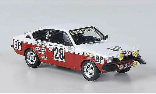 Opel Kadett C GT/E 1/43 Trofeu No.28 BP H.Greder/Celigny Rally Monte Carlo 1977 diecast model cars