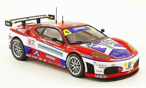 Ferrari F430 GTC 1/43 Hot Wheels Elite no.87 scuderia ecosse 24h le mans 2006 diecast model cars
