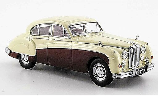 Jaguar MK 9 1/43 Oxford creme red diecast model cars