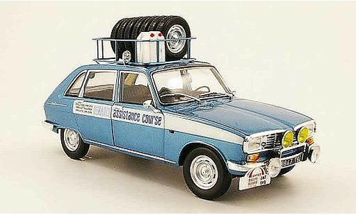 Renault 16 Base 1/18 Norev assistance course avec pneus et bidon essance 1968 diecast model cars