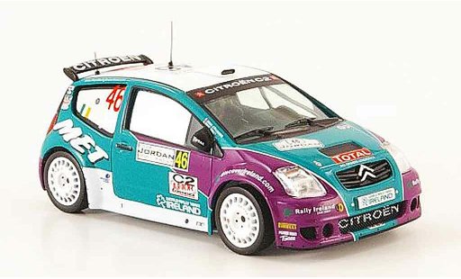 Citroen C2 S1600 1/43 IXO no.46 rallye jordanien 2008 diecast model cars