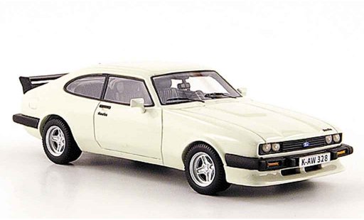 Ford Capri 2.8 Turbo 1/43 Neo MK III white 1981 diecast model cars