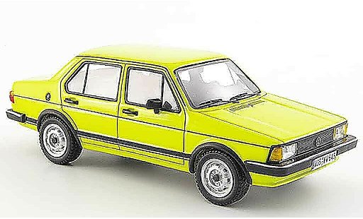 Volkswagen Jetta I 1/43 Neo yellow 4 portes 1980 diecast model cars