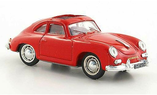 Porsche 356 1952 1/43 Brumm Coupe grey geoffnetes Schieberoof diecast model cars