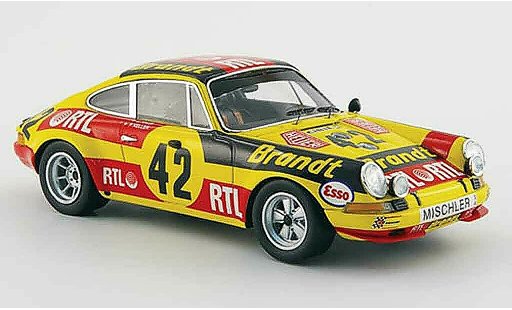 Porsche 911 S 1/43 Spark S No.42 Brandt RTL 24h Le Mans 1972 diecast model cars