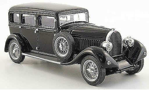 Bugatti 46 limousine 1/43 Luxcar black 1 diecast model cars